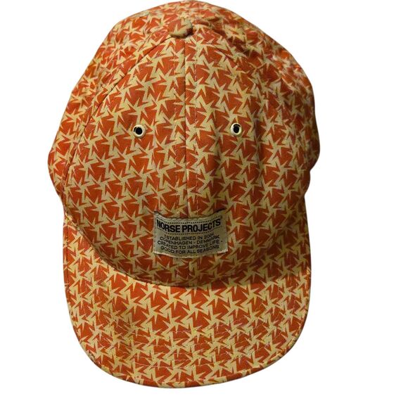 Norse Projects Cap Geometeic Hat Copenhagen Denmark Adjustable Sustainable - Picture 1 of 6